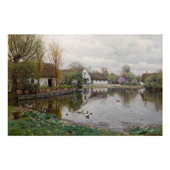 POND IN HERSTEDVESTER, DENMARK