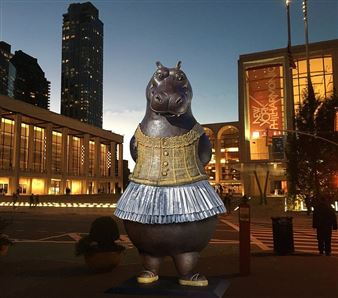 Hippo Ballerina: Flatiron District - Cavalier Ebanks Galleries, Greenwich