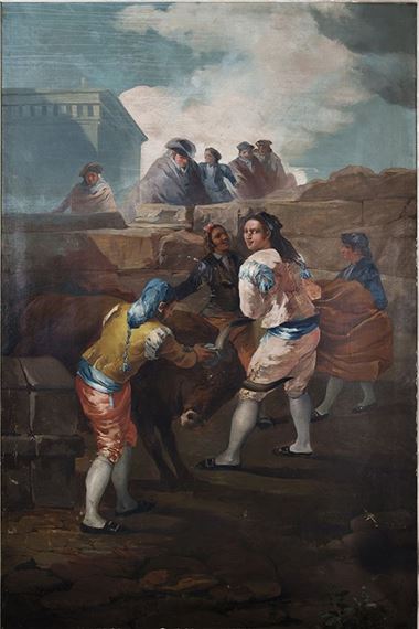 La novillada by Francisco Javier Amerigo y Aparici