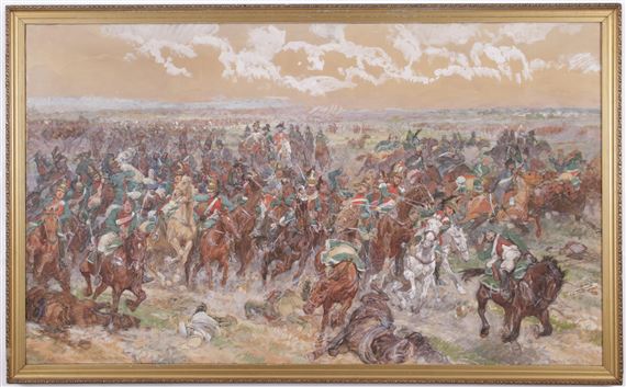 Ludwig Koch Die Schlacht bei Würzburg im Jahr 1796 (1914) MutualArt