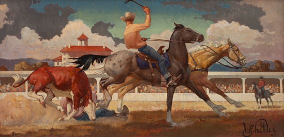 Larry Heller | Rodeo at the Broadmoor | MutualArt