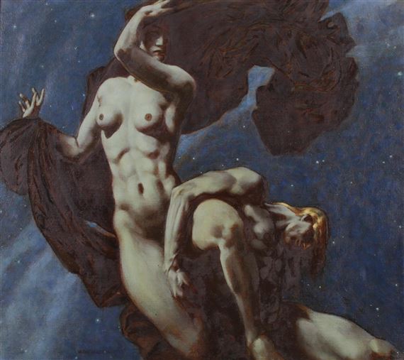 Die Nacht by Wilhelm Dachauer, 1924