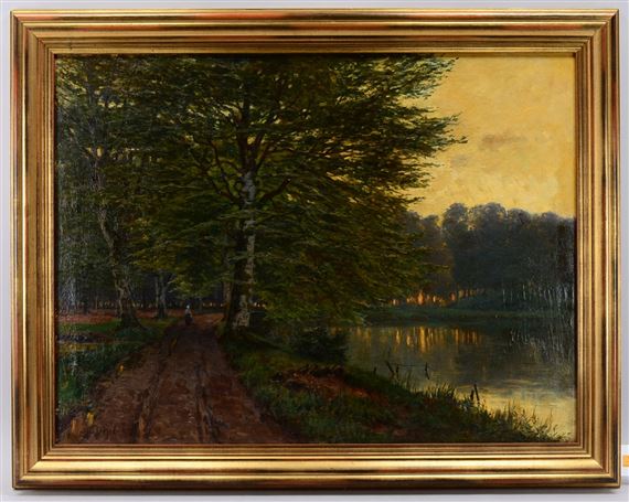 Weg am Waldsee by Wilhelm Degode