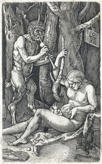 1505 and Stag Beetle 1505 2 Fine Art Prints. Albrecht Durer Reproductions: Satyr Family
