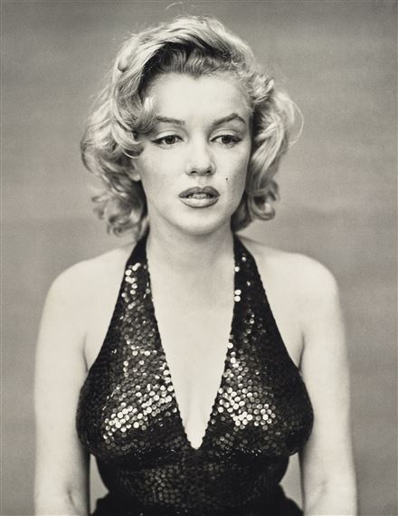 Marilyn Monroe, actress, New York city by Richard Avedon, printed in 1980