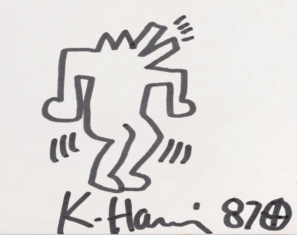 Keith Haring | Barking Dog (1987) | MutualArt