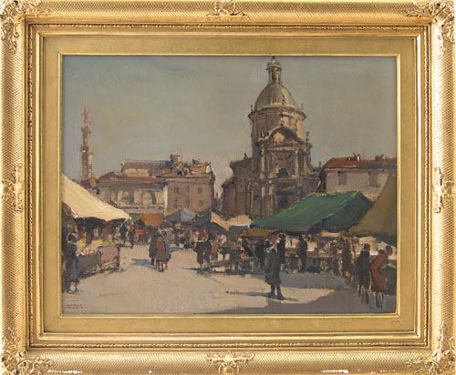 Mercato a Casale Monferrato by Carlo Musso