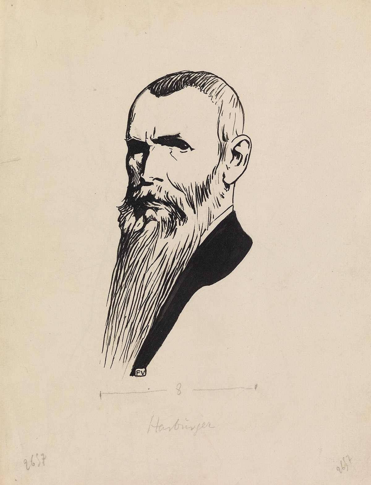 Félix Vallotton | Portrait of Adolf Oberländer | MutualArt