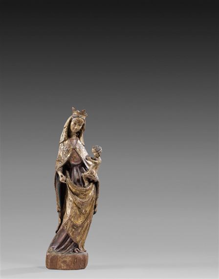 La Vierge à l'Enfant - Bohemian School, 15th Century