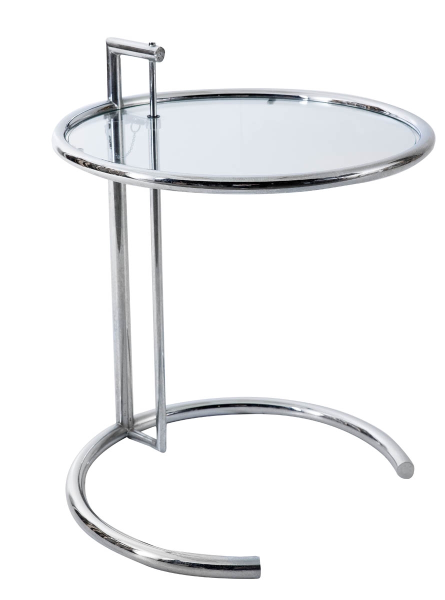 Eileen Gray Adjustable side table, model E 1027 (1927) MutualArt