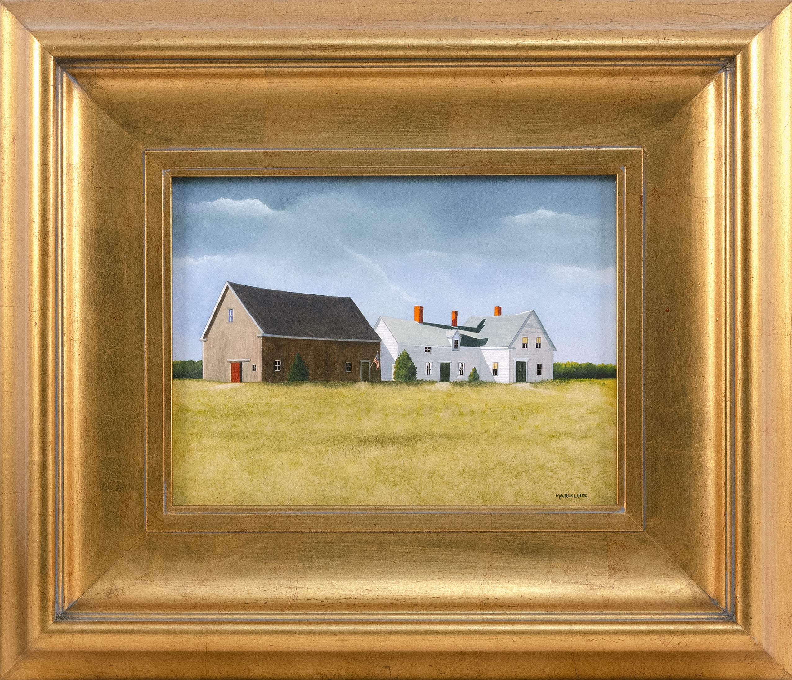 Artwork by Marieluise Hutchinson, Wyeth Country", Made of Oil on board
