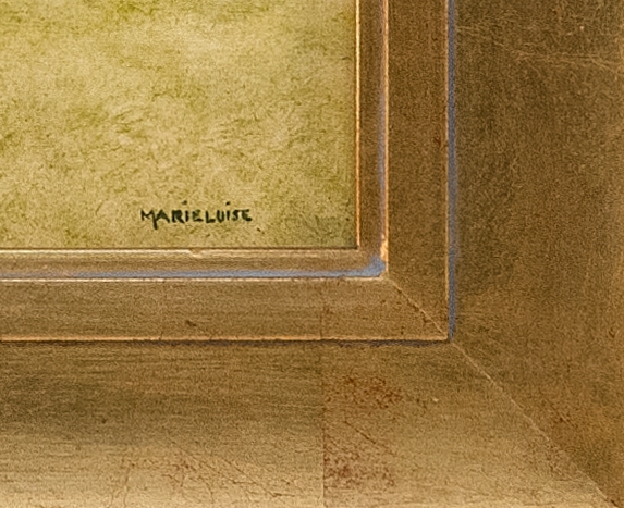 Artwork by Marieluise Hutchinson, Wyeth Country", Made of Oil on board