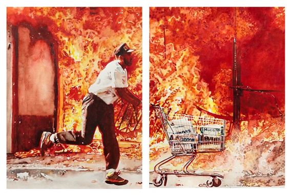 L.A. On Fire - Wilding Cran Gallery