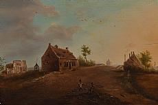 Paysage animé de soldats by Dutch School, 17th Century, Lauregs Gouban