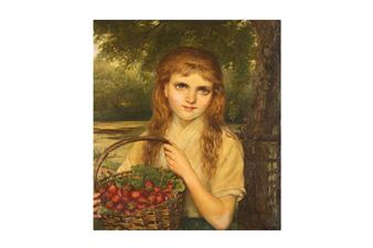Strawberry girl - Johan Arnoldus Heijermans