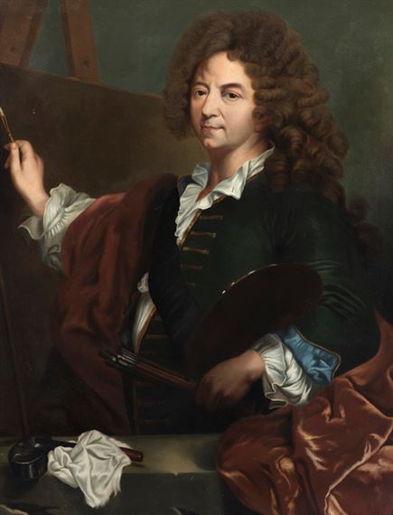 Hyacinthe Rigaud | Self portrait of the artist | MutualArt