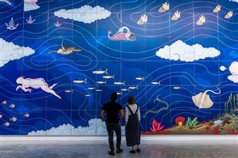 Artist Guan Wei Floats on Clouds of Good Fortune as MCA Gets Feng Shui Treatment