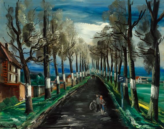 La Route Nationale by Maurice de Vlaminck, 1935