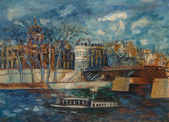 L'Institut et la Passerelle des Arts by Jean Dufy, 1929