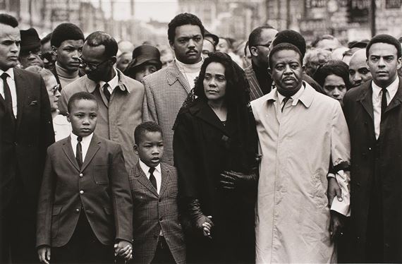 Group Lot: 1) MLK's Funeral 2) Honor King: End Racism by Burk Uzzle