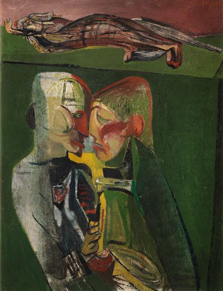 Two Actors by Robert Colquhoun, Painted in 1945