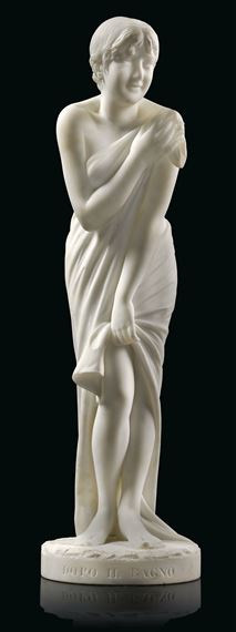 Dopo il bagno (After the bath) by Cesare Lapini, 1885