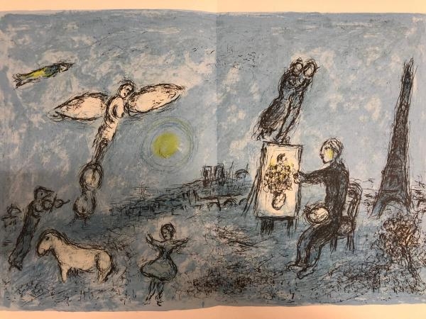 Derrière le Miroir 246 by Marc Chagall