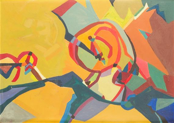 Untitled Composition by Jean-Maurice Gay