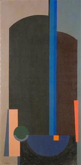 Composition Bleue et Noire - Jean-Maurice Gay