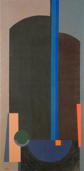 Composition Bleue et Noire