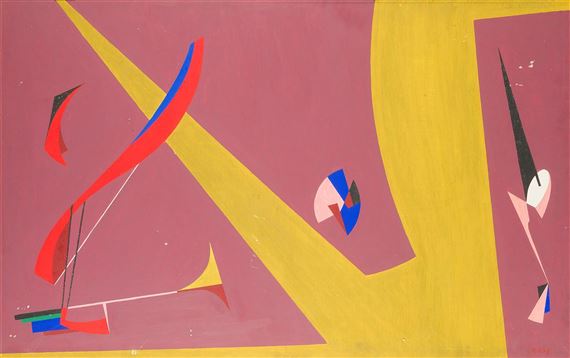 Untitled Composition by Jean-Maurice Gay