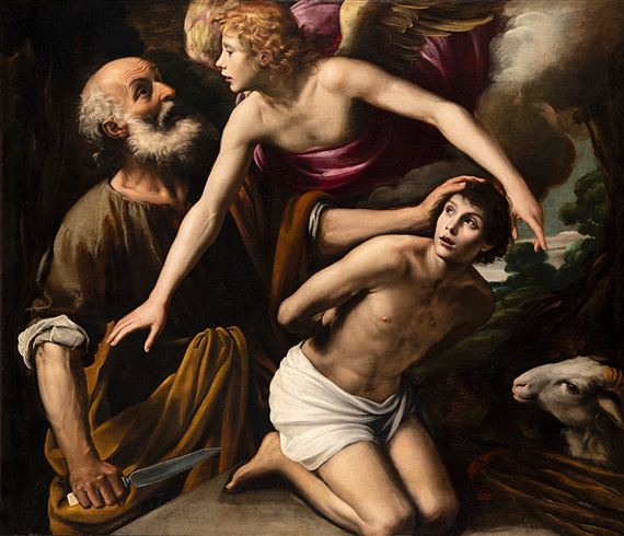 Sacrifice of Isaac by Giuseppe Vermiglio