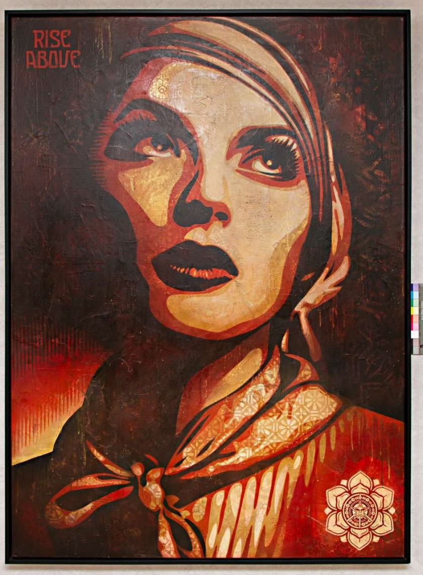 Rise Above Rebel by Shepard Fairey, 2012