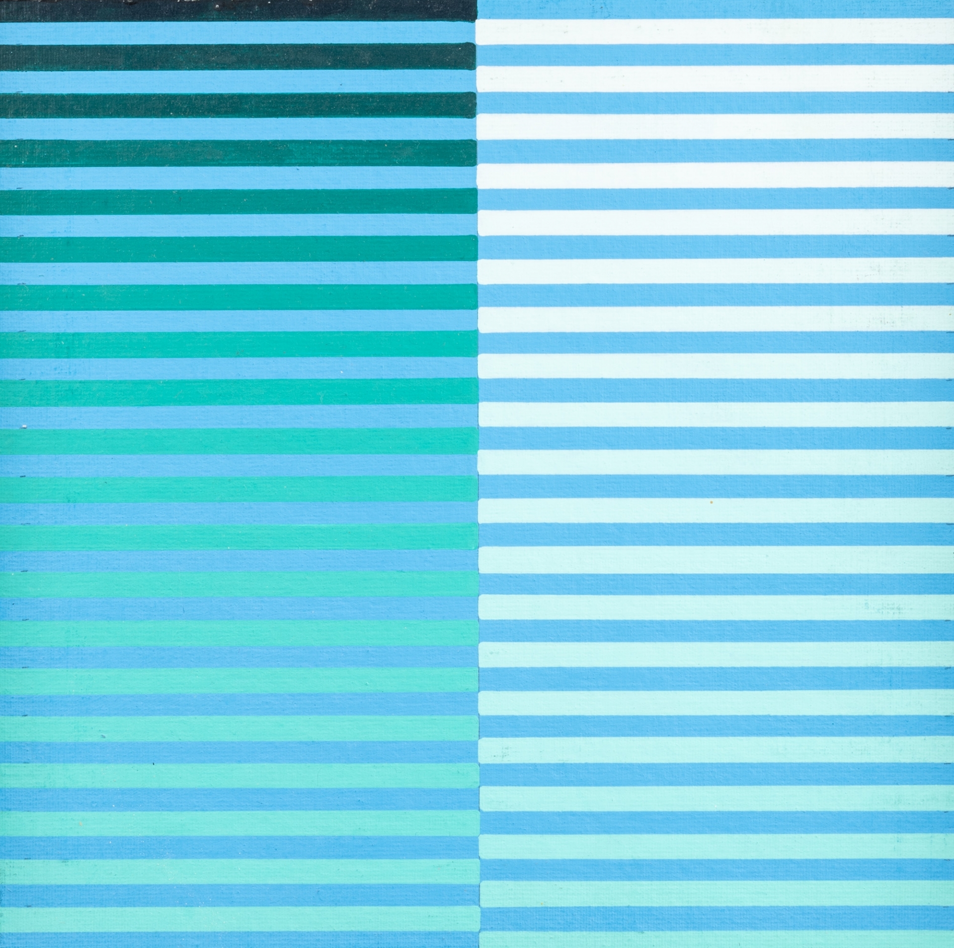 Ricerca del colore verde su celeste by Dadamaino, 1960s - 1970s