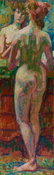 2/ in (50 x 24 cm) by Théo van Rysselberghe, Painted in 1906