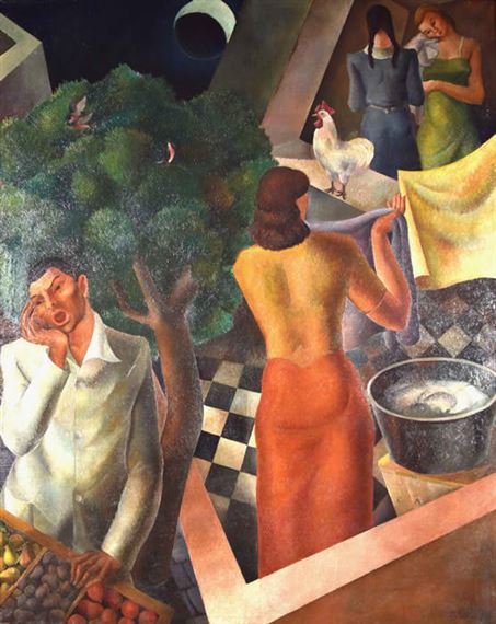 "MOMENTOS DE LA VENTANA" by Roberto Viola, 1937