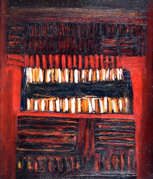 "EL SER ROJO" by Pérez Celis, 1963