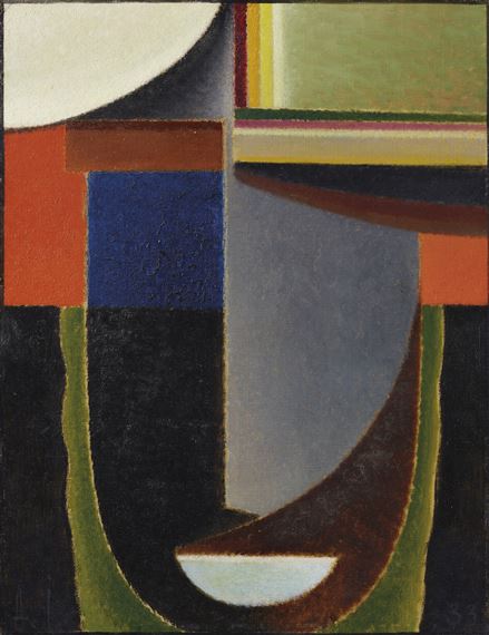 Abstrakter Kopf: Andante by Alexej von Jawlensky, 1933, Painted in 1933