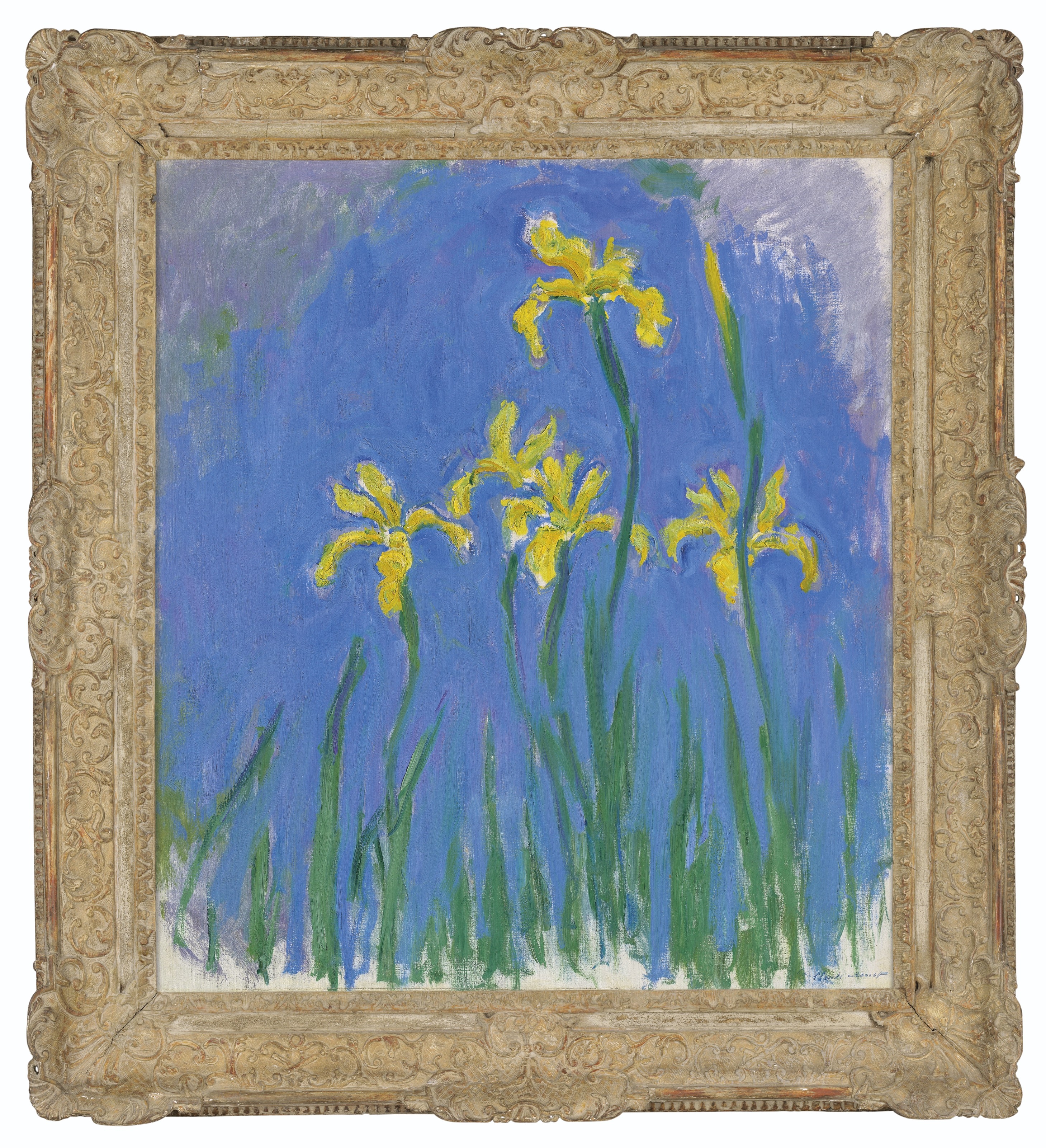Artwork by Claude Monet, Iris, Made of oil on canvas