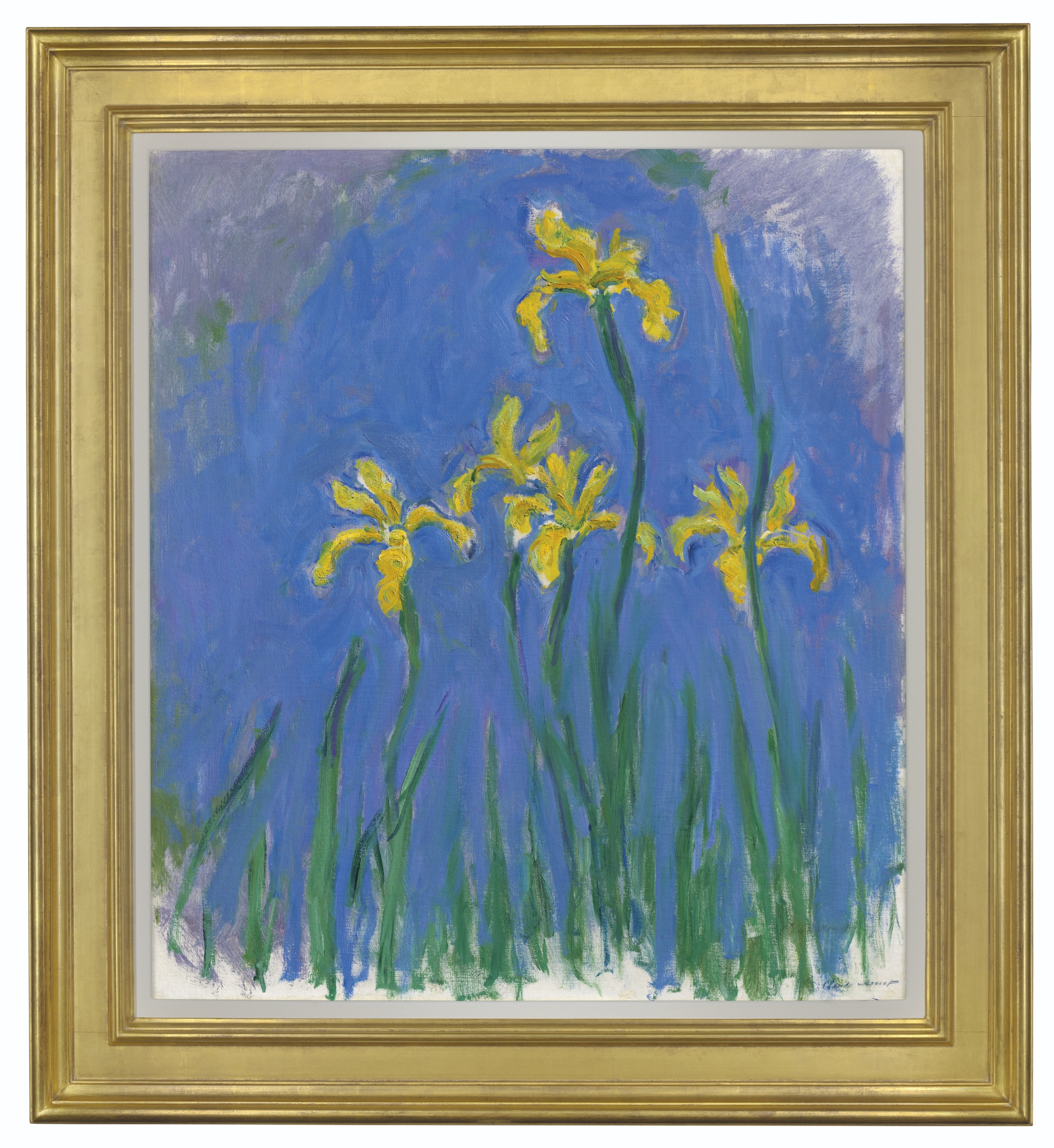 Artwork by Claude Monet, Iris, Made of oil on canvas