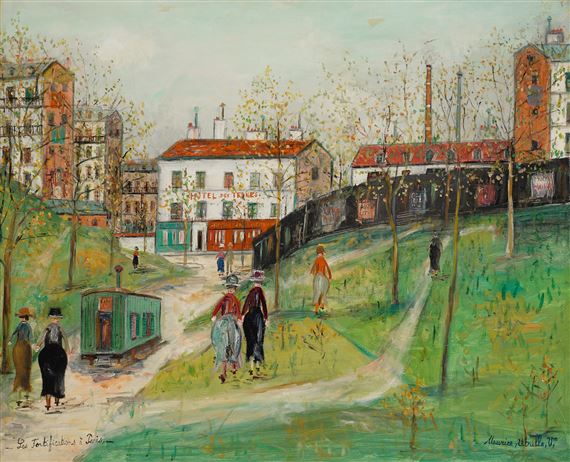 LES FORTIFICATIONS À PARIS by Maurice Utrillo, 1933