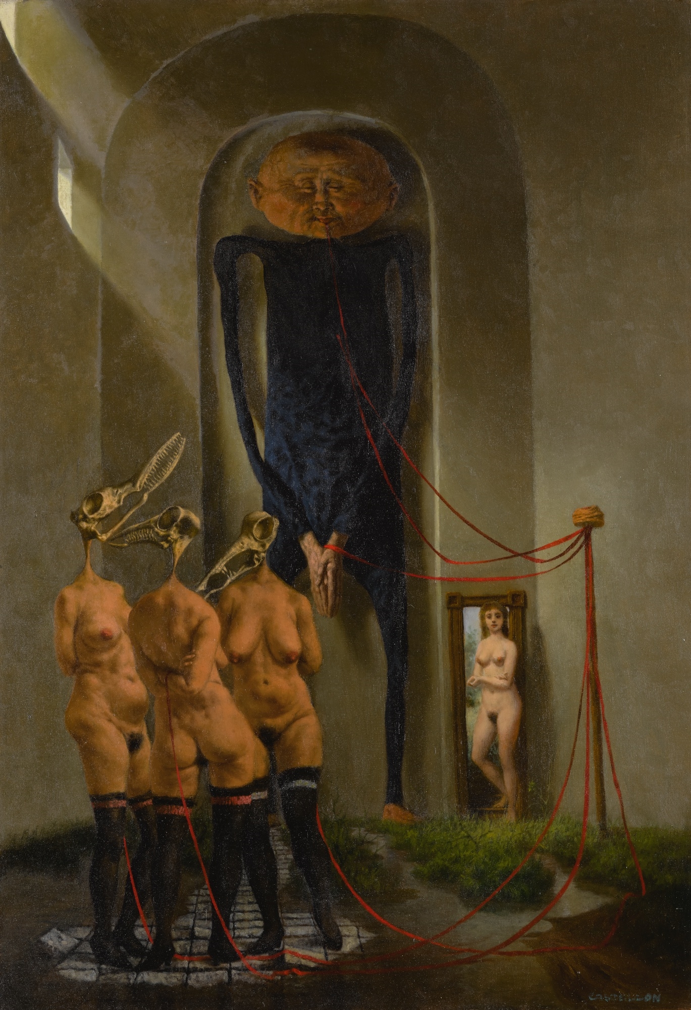 Artwork by Federico Castellon, THE HAREM FAVORITE, Made of Oil on canvas