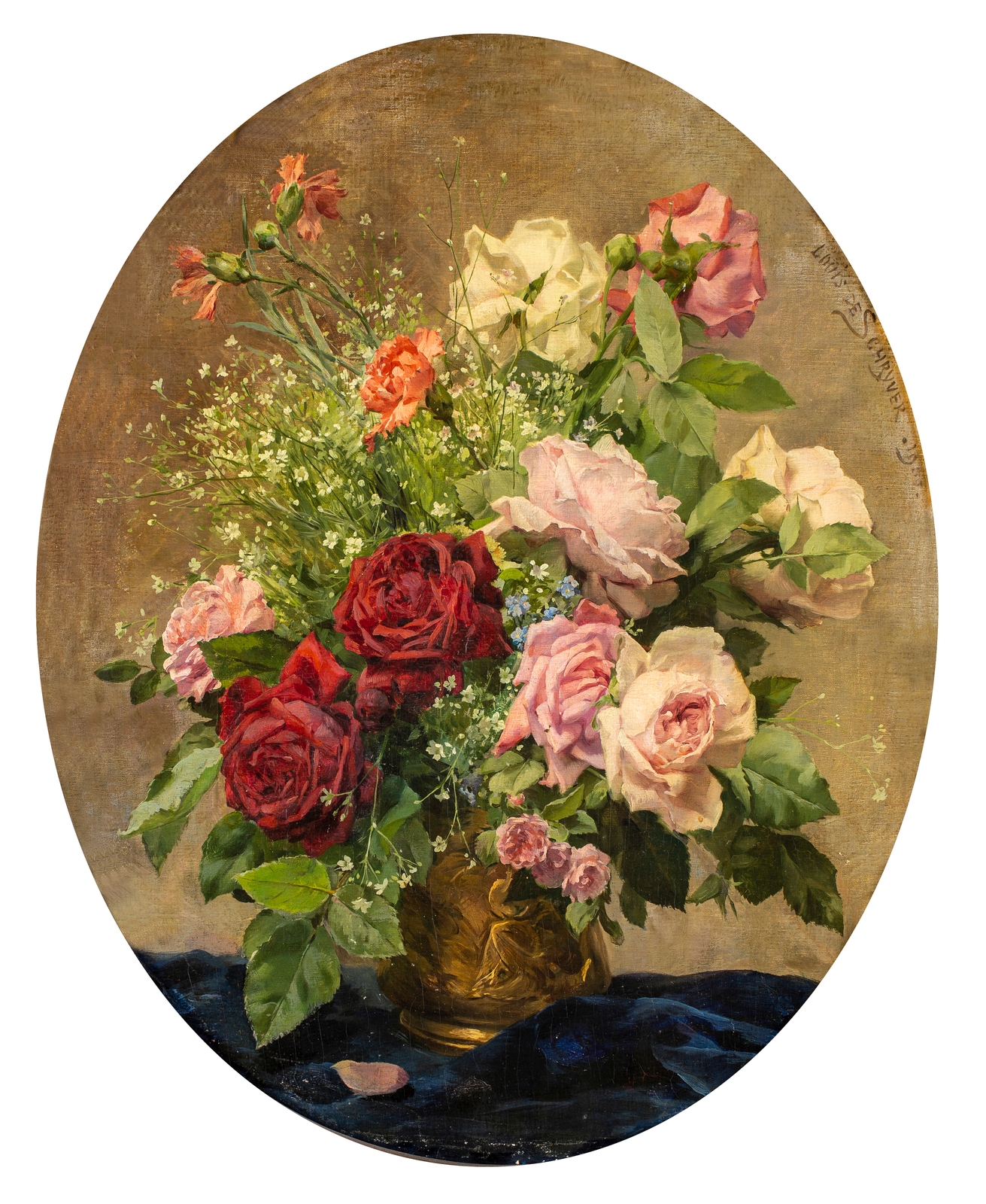 Louis Marie Deschryver Marchand De Fleurs La Rue Du Havre