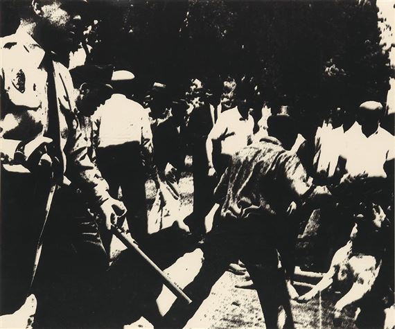 Andy Warhol | Birmingham Race Riots (1964) | MutualArt