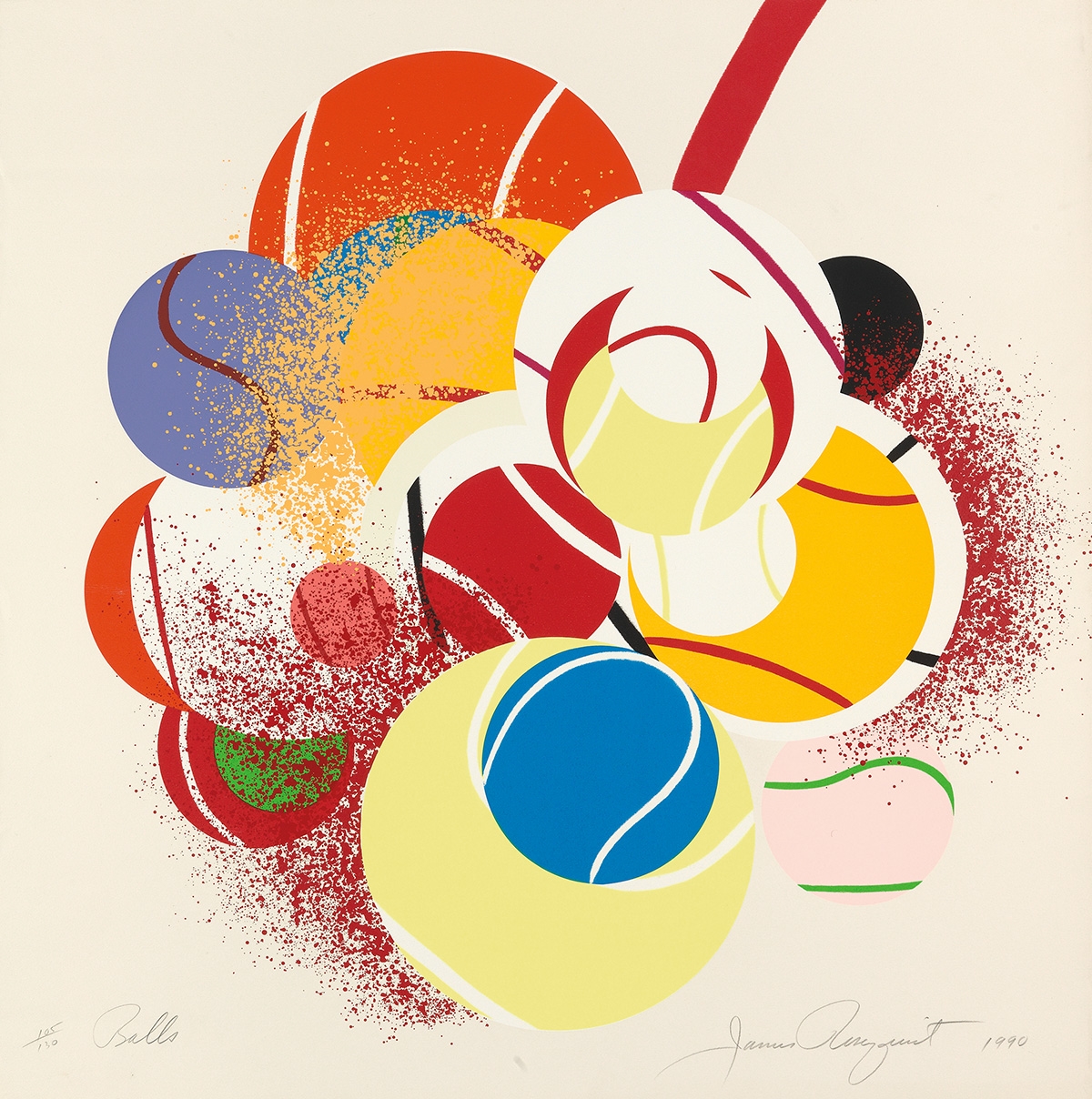 James Rosenquist | Balls (1990) | MutualArt