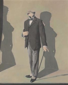PORTRAIT OF H G WELLS ('THE INVISIBLE MAN') - Timothy J. Clark