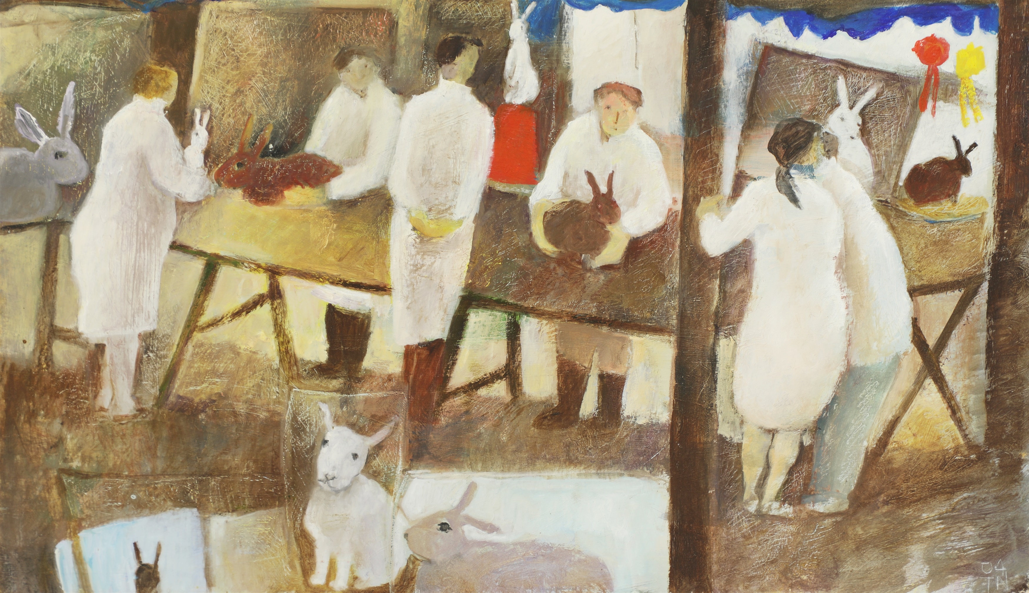 Tessa Newcomb | JUDGING RABBITS (2004) | MutualArt