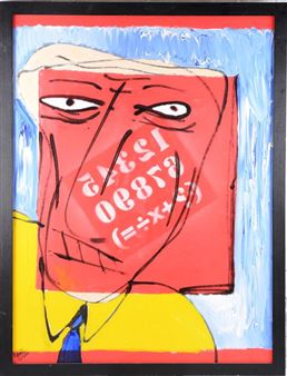 Portrait aux chiffres - L. Dolle