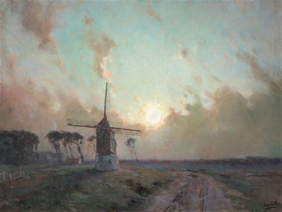 The Mill, Evening by Emmanuel Vierin