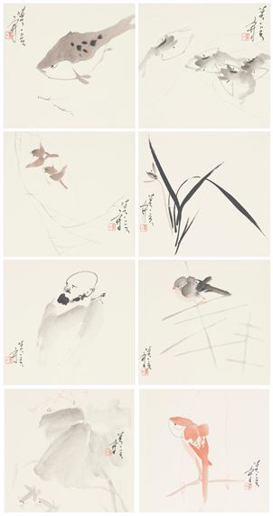 Eight sketches - Mo Yidian